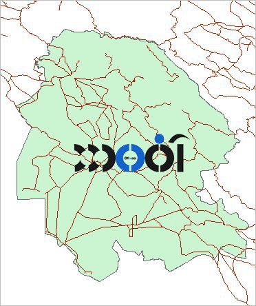 شیپ فایل راه های ارتباطی استان خوزستان