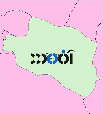 شیپ فایل محدوده سیاسی شهرستان پاکدشت