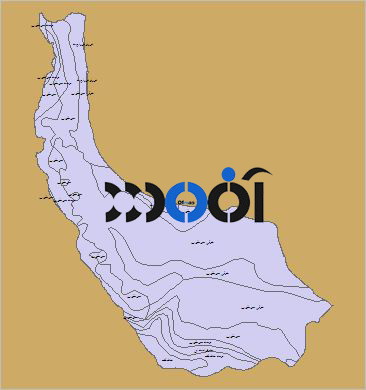 شیپ فایل طبقات اقلیمی استان گیلان