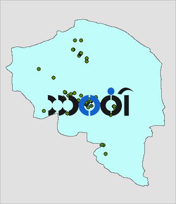 شیپ فایل زمین لغزش های استان کرمان