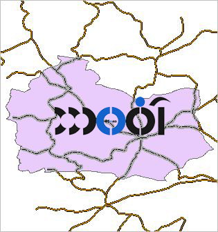 شیپ فایل راه های ارتباطی شهرستان خوی