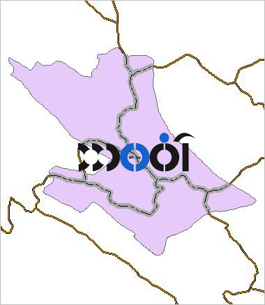 شیپ فایل راه های ارتباطی شهرستان دنا