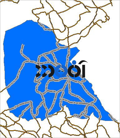 شیپ فایل راه های ارتباطی شهرستان زاهدان