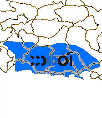 شیپ فایل راه های ارتباطی شهرستان کنارک