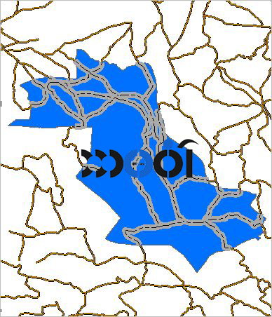 شیپ فایل راه های ارتباطی شهرستان ایرانشهر