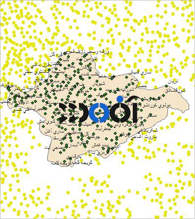 شیپ فایل روستاهای شهرستان چاراویماق