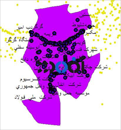 شیپ فایل روستاهای شهرستان ماهشهر